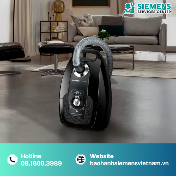 Bảo hành máy hút bụi Siemens & Robot hút bụi Siemens