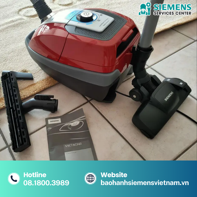 Sửa chữa máy hút bụi Siemens & Robot hút bụi Siemens
